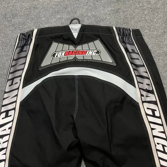 VTG Fox Racing 180 Pants Mens 42 Black Gray Motocross MX Off Road Riding Gear